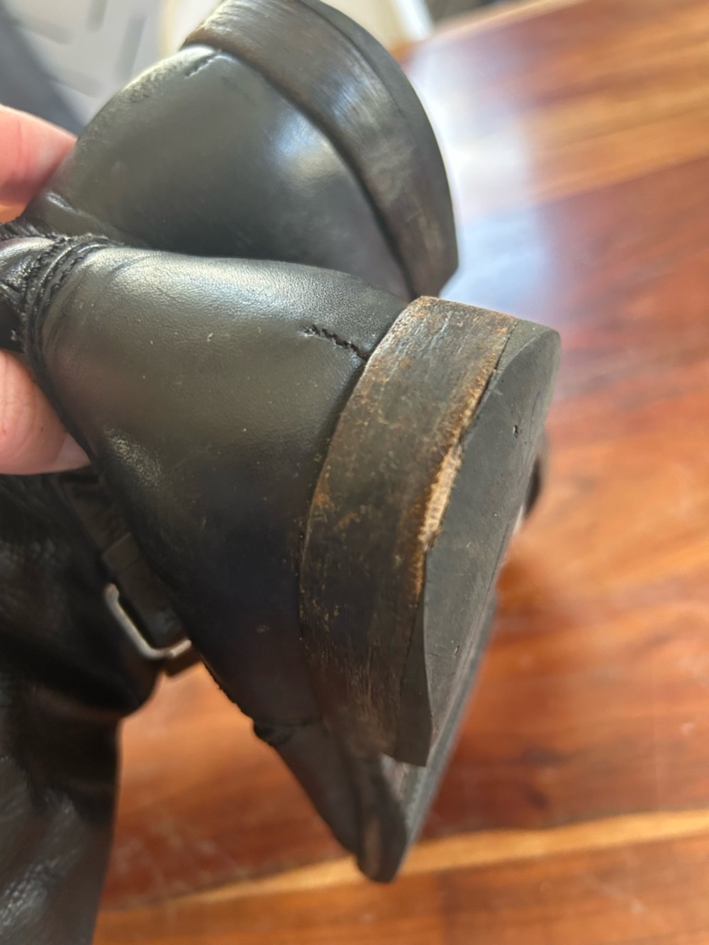 Frye women’s Phillip riding boots leather black - Picture 13 of 13